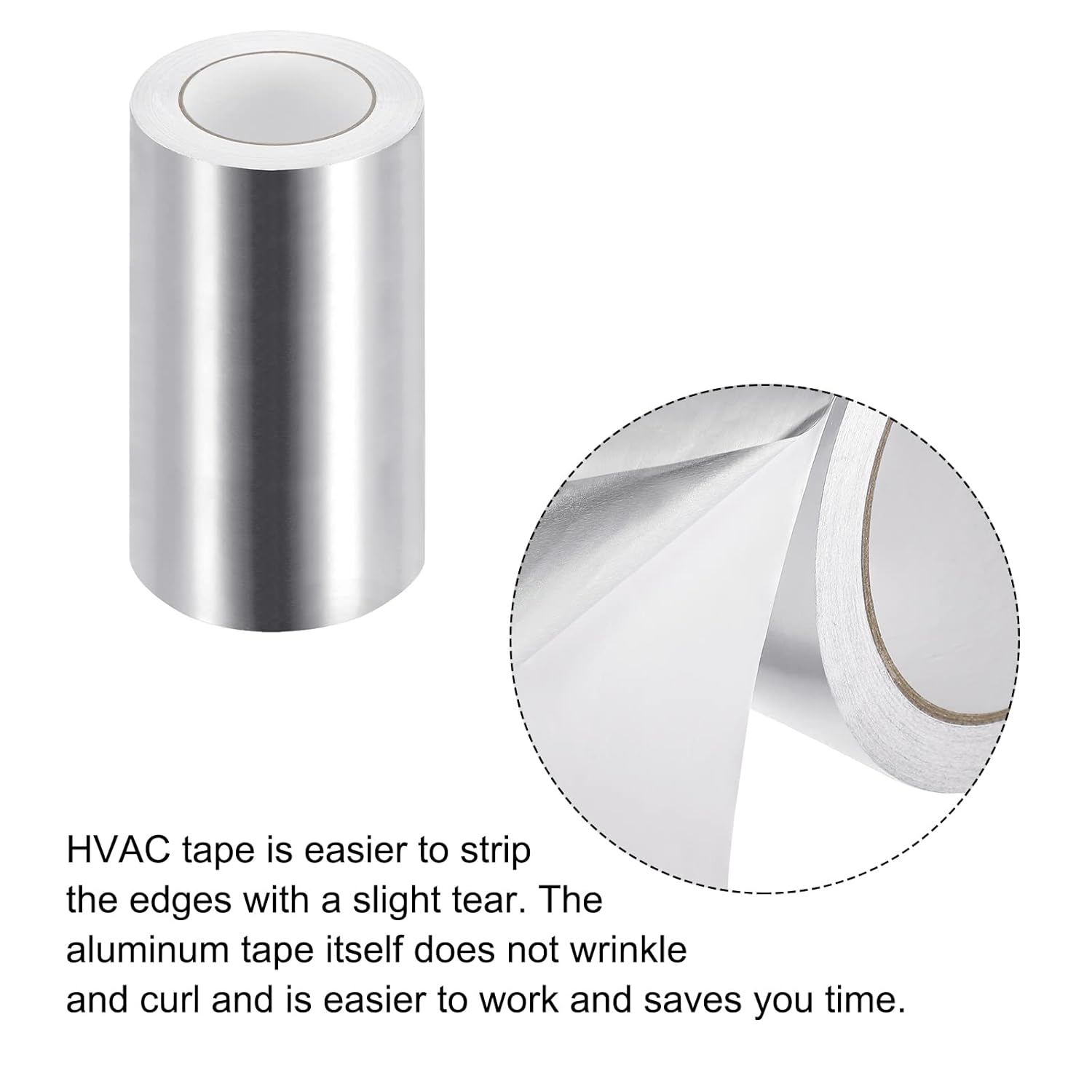 MECCANIXITYAluminum Foil Tape Durable 787inch x 50Yard HVAC Ductwork Solution
