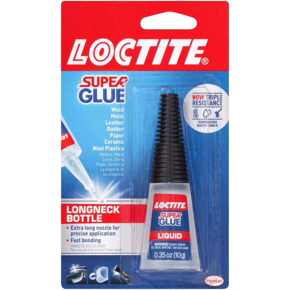 Loctite Super Glue 10-Piece - Longneck 2-Pack Clear