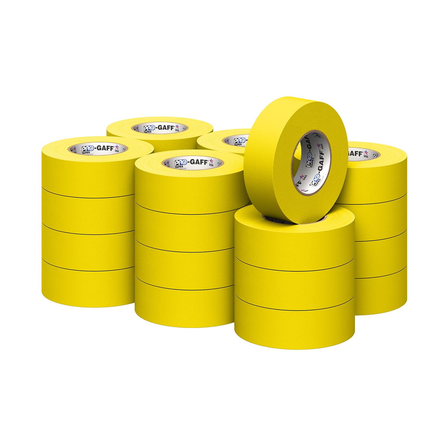 Premium 2 Gaffers Tape for Gaffing Yellow 55 Yards