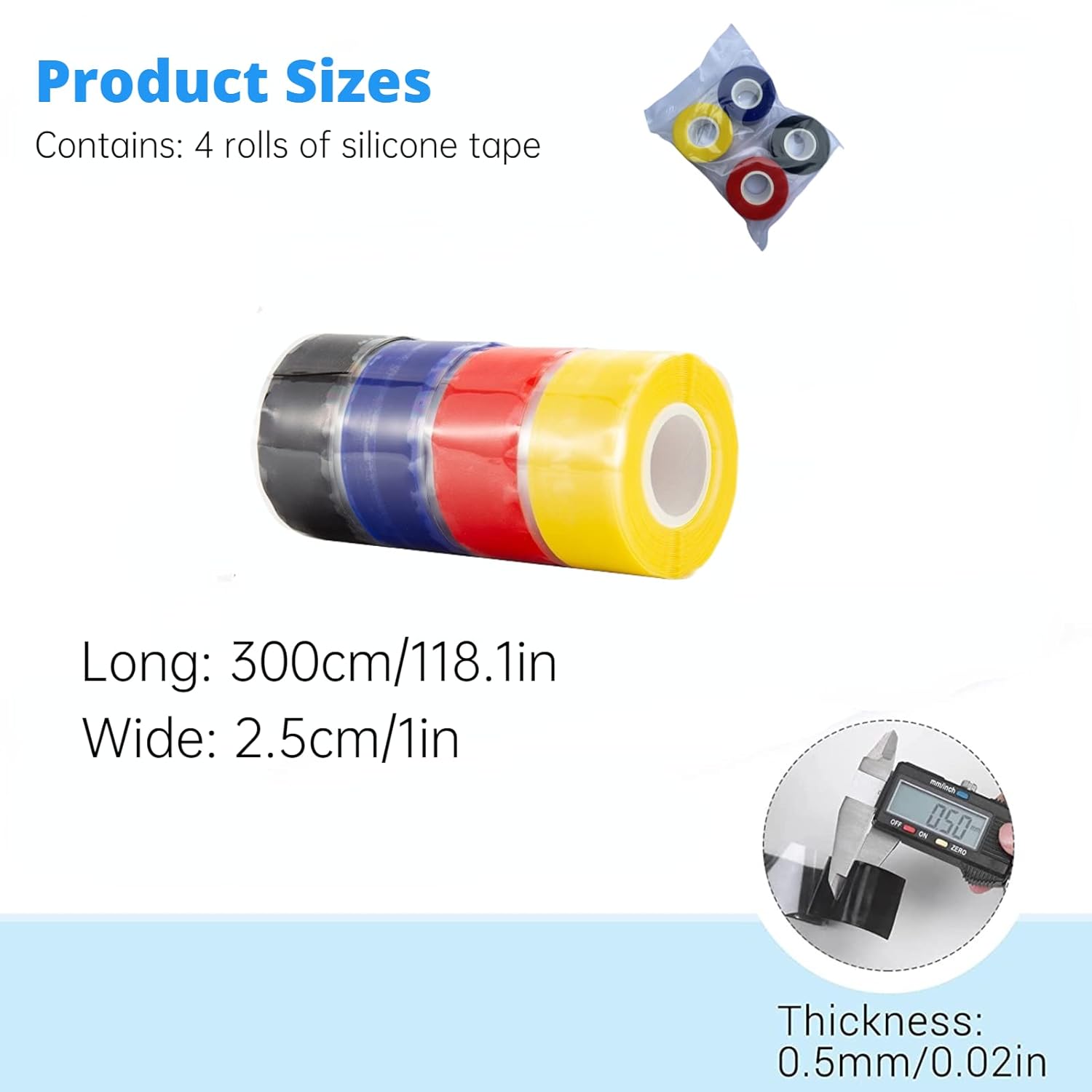 Multi-Purpose Silicone Tape for Gym Hose and Tool Repair