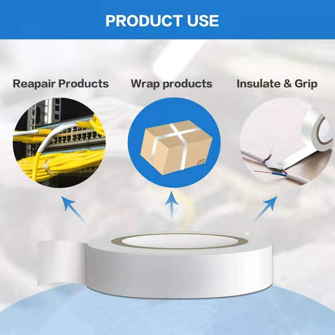 3-Piece Premium White Electrical Tape