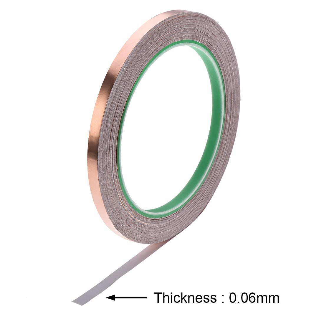 Perfect for ElectronicsuxcellDouble Sided Conductive Copper Foil Tape 6mm x 20m