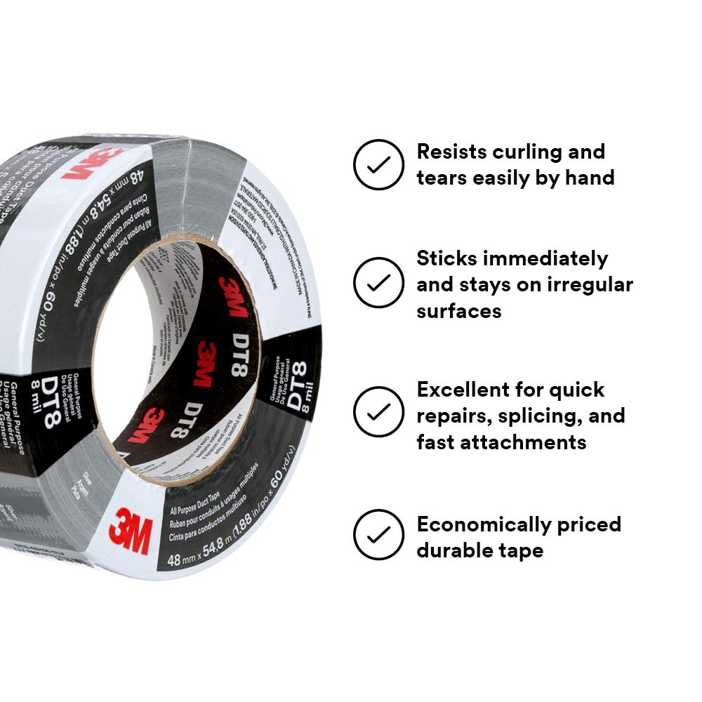 3M Duct Tape DT8Professional Patching Reinforcing Labeling Tool 3-Pack