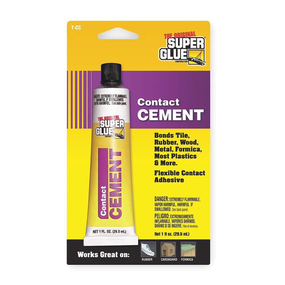 Super Glue Contact Cement Clear 1 Oz Tube