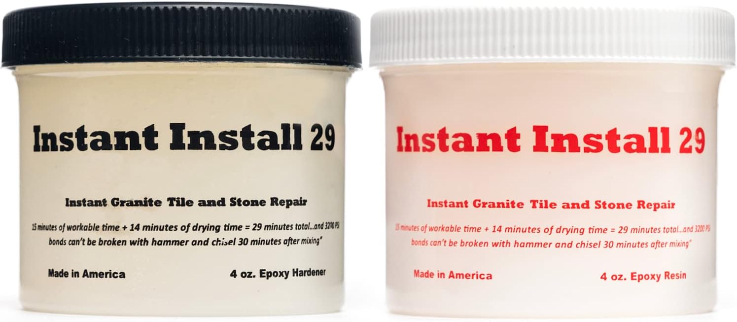 Instant Install 29 Epoxy Repair Kit for Granite Marble More