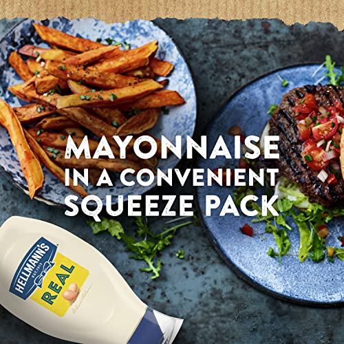 Hellmanns Real Mayonnaise Squeeze Bottle 3 Count