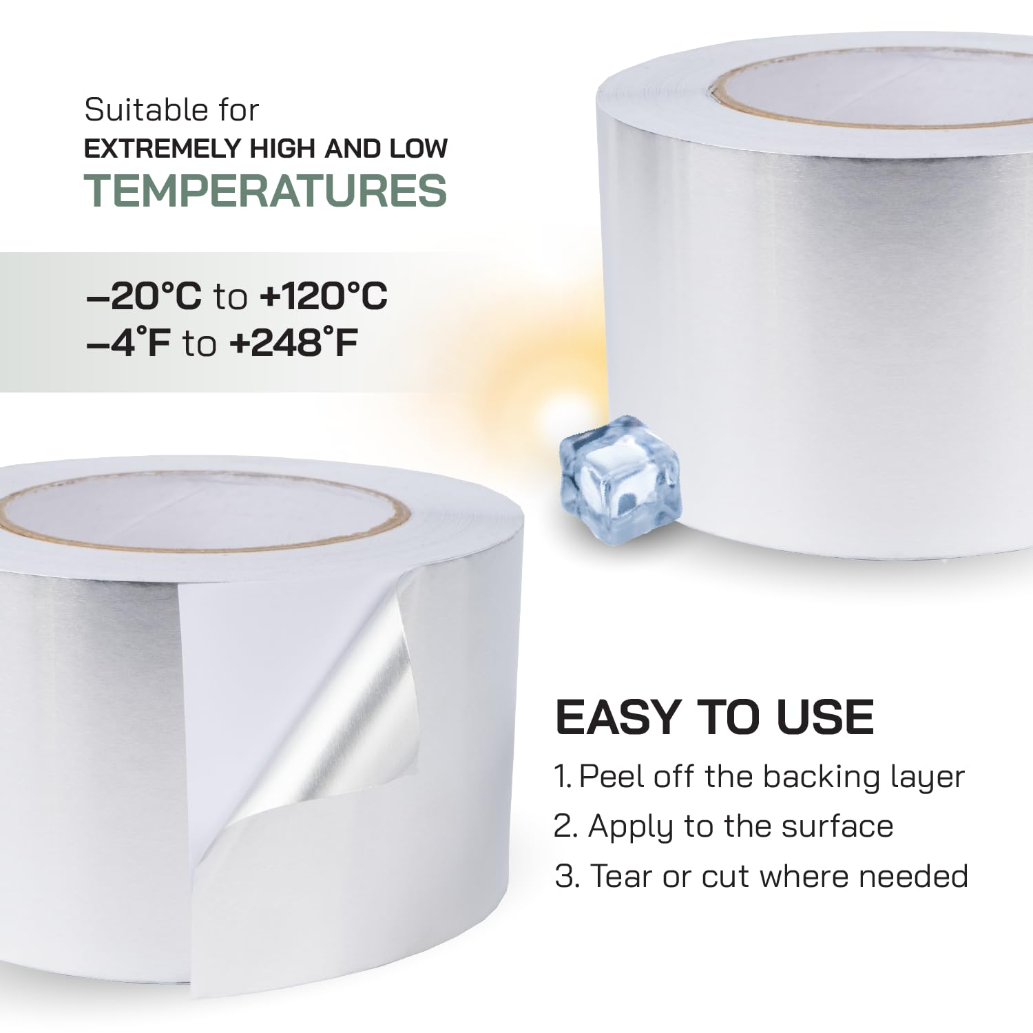 3 Inch Aluminum Foil Tape for Ductwork