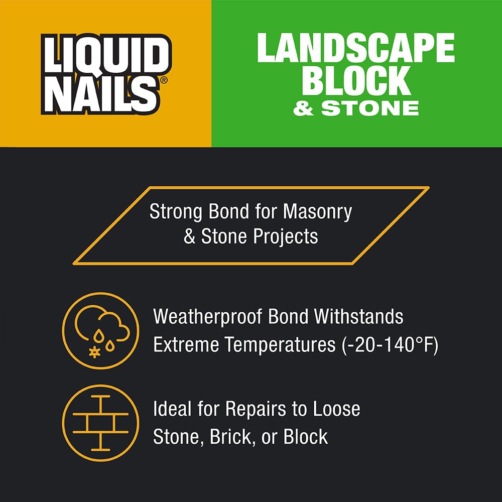 Liquid Nails LN-905 Landscape Block Adhesive