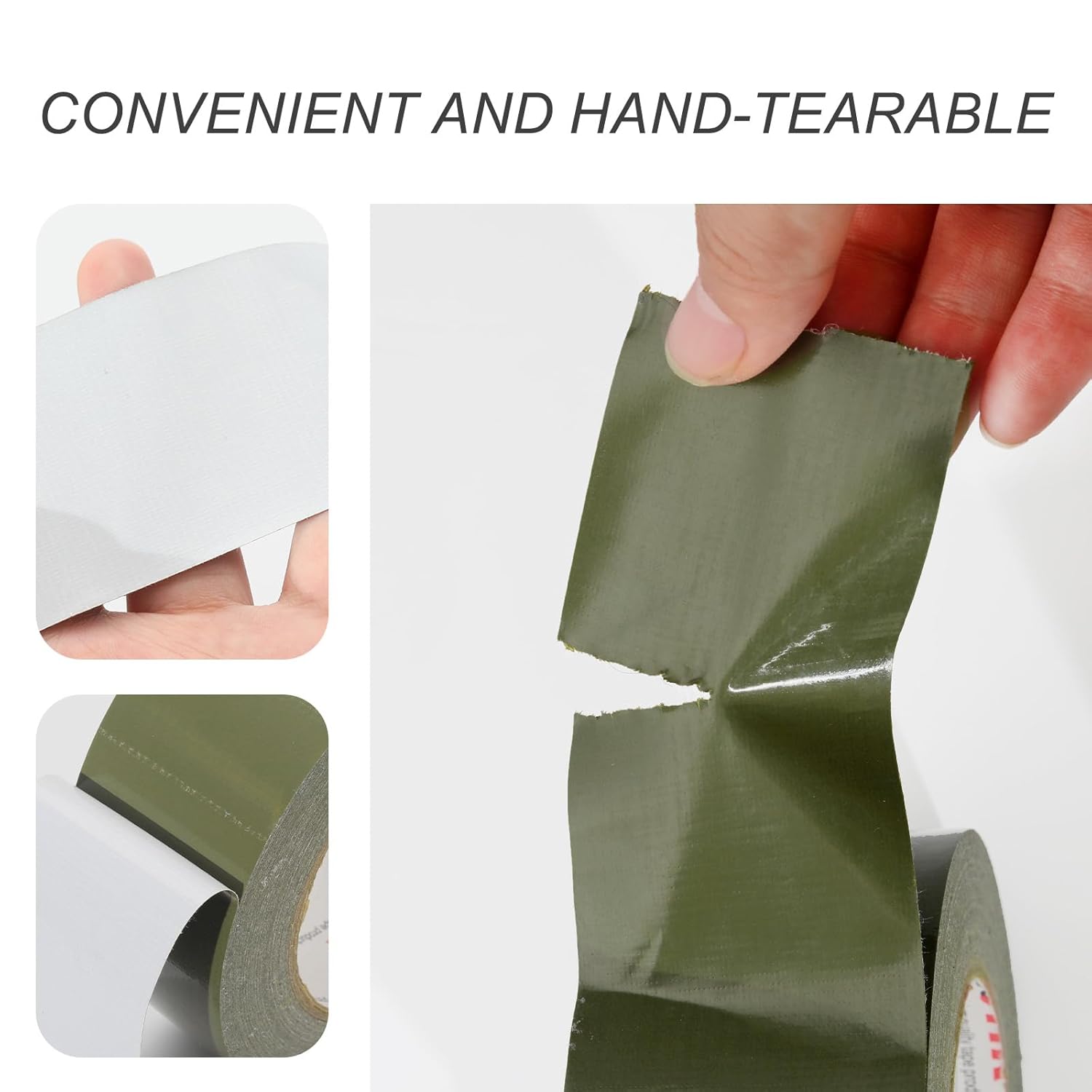 Pro Heavy Duty Duct Tape - Olive Green 2inx45ft Flame Retardant