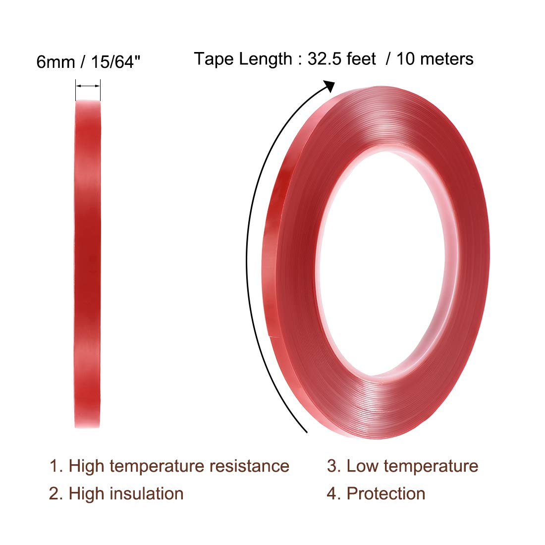 Double-Sided Heat-Resistant Acrylic Tape for Touchscreen Repair