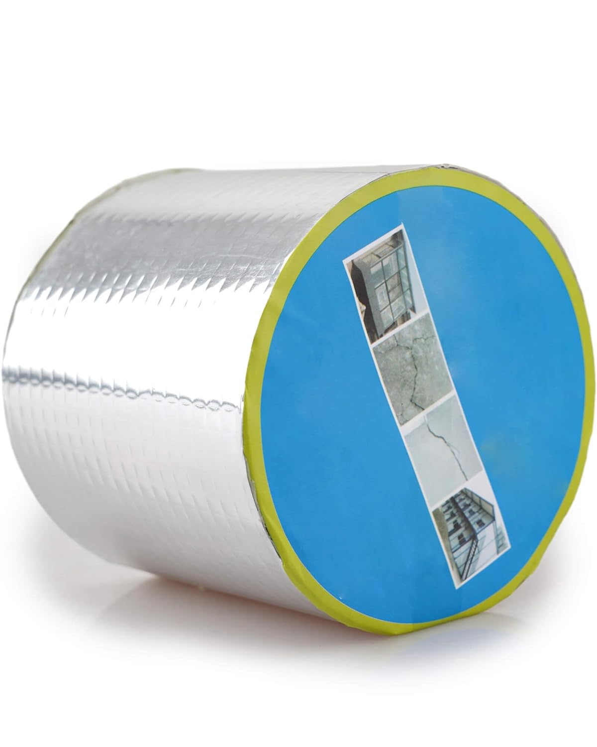 Waterproof Aluminum Butyl Rubber Foil Tape 164ft x 2in