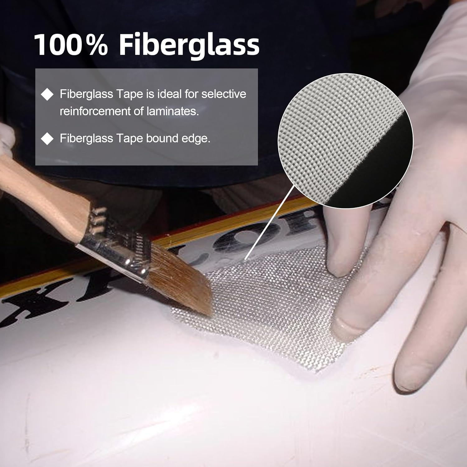 NEZUIBAN Professional fiberglass cloth tape 2 inch wide for industrial use