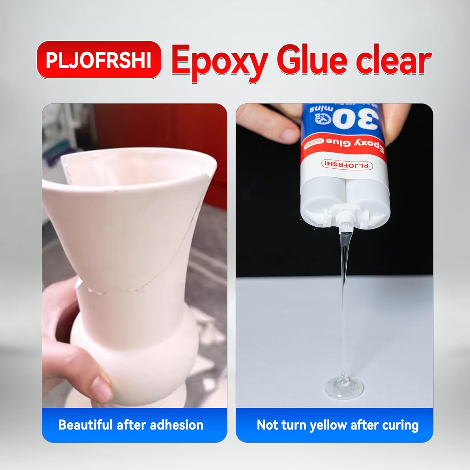 PLJOFRSHI Clear Epoxy Glue