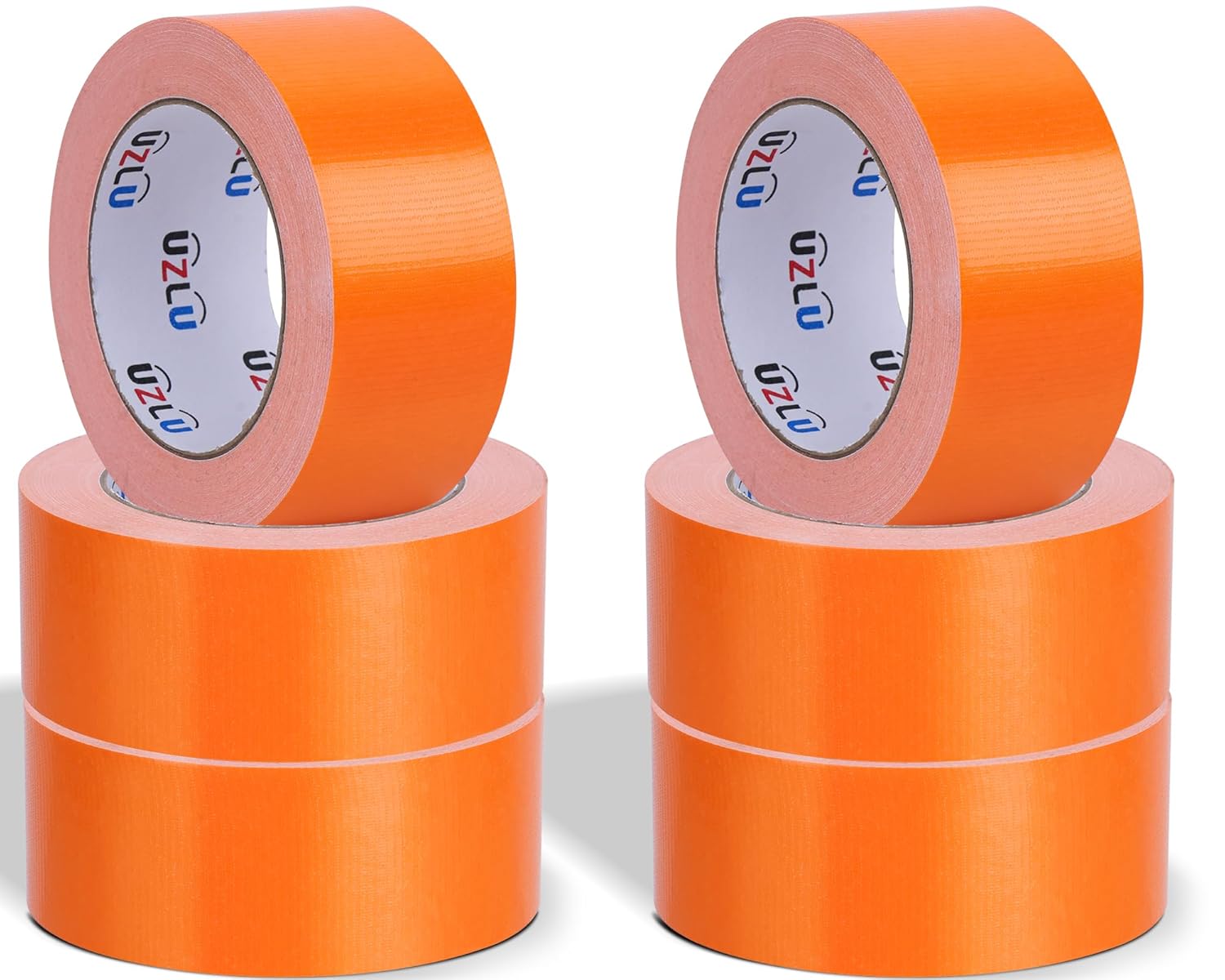 6-Pack Durable Orange Duct Tape Heavy Duty Waterproof