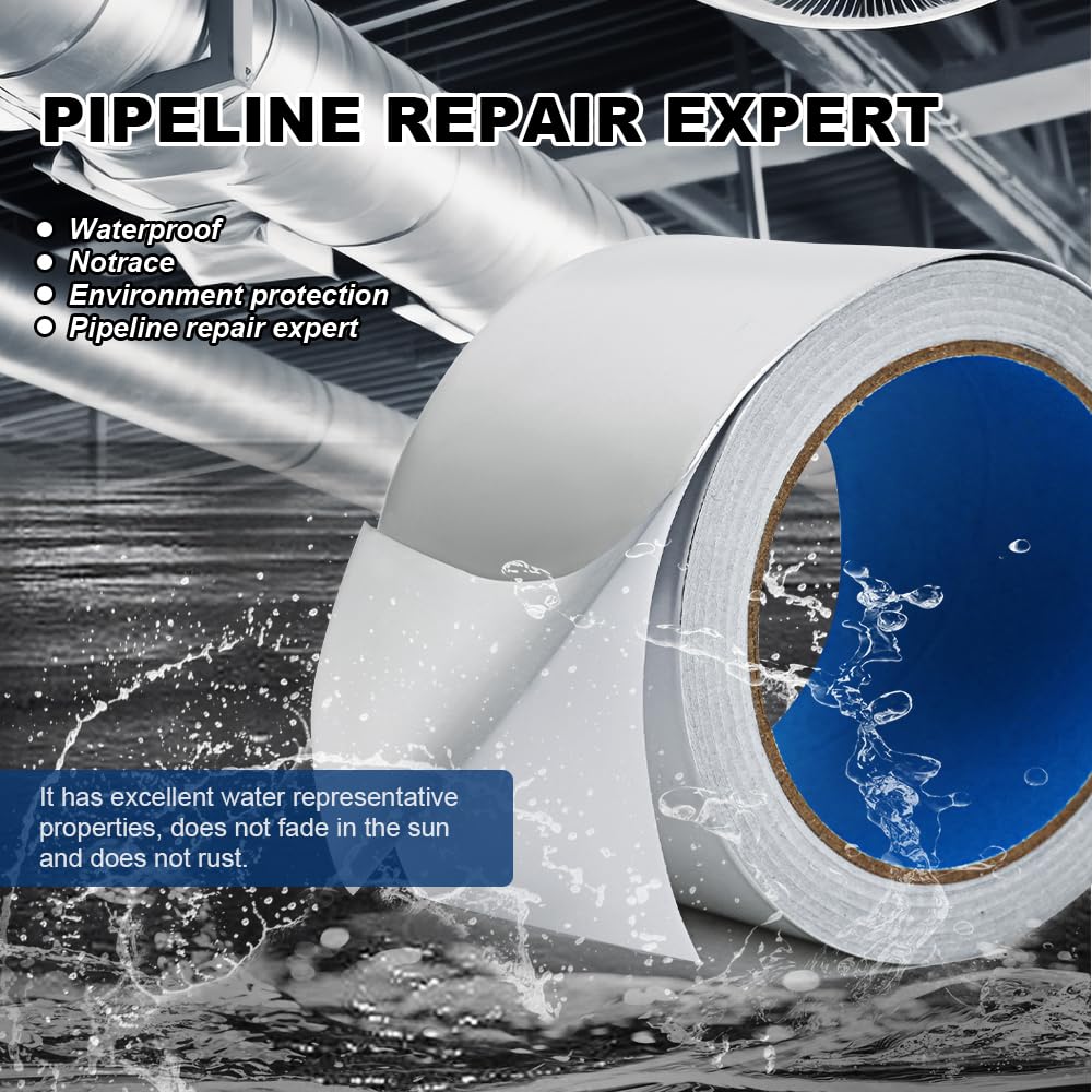 Professional Heavy Duty Aluminum Foil Duct Tape for HVAC More
