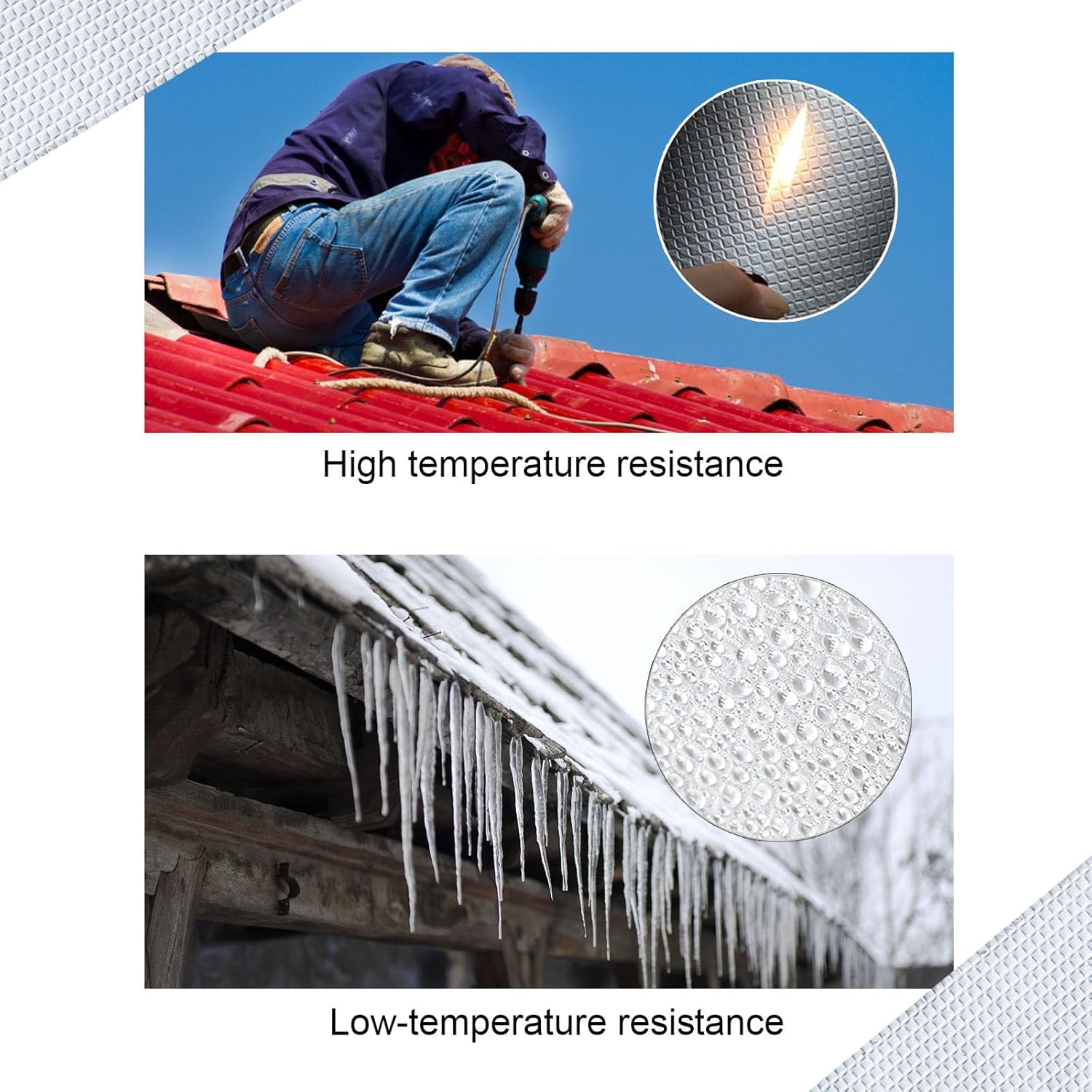 High-Quality Aluminum Foil Butyl Leak Repair Tape