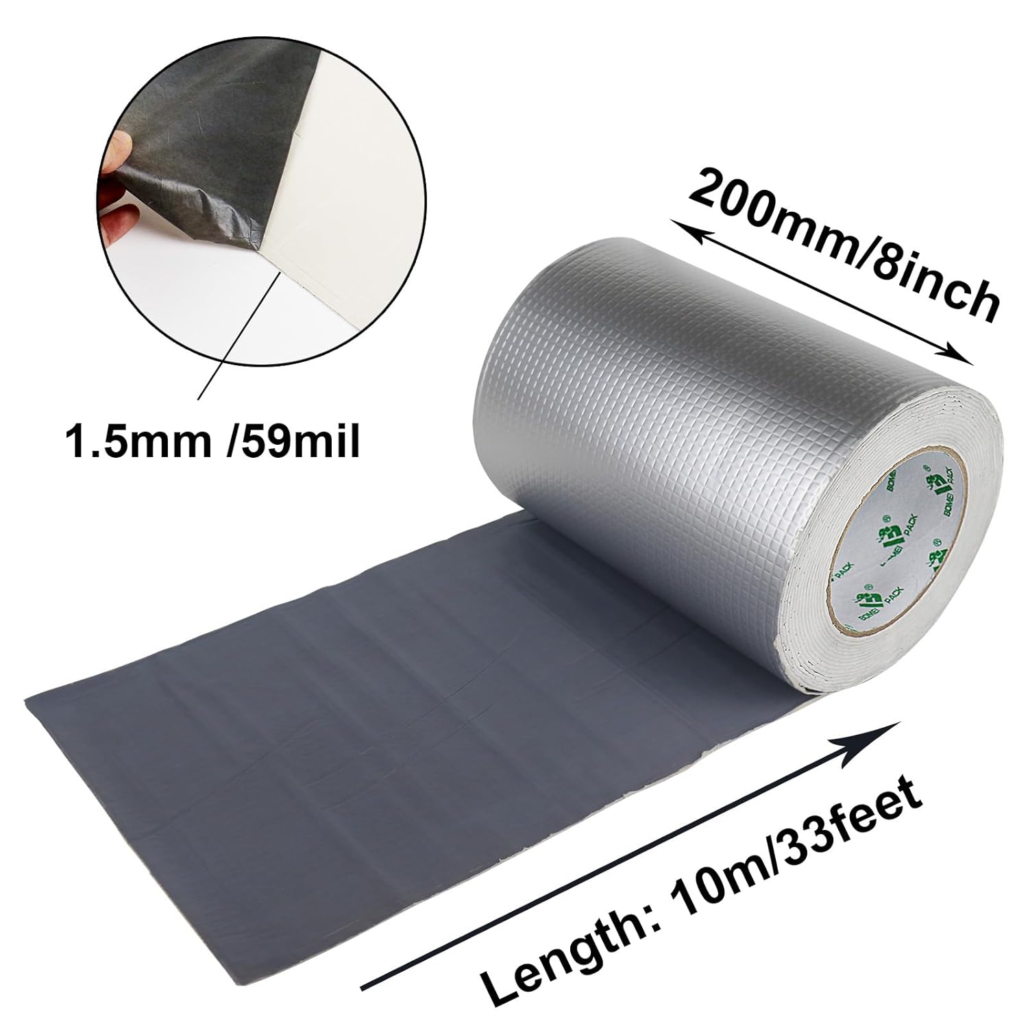 High-Quality Aluminum Foil Butyl Leak Repair Tape