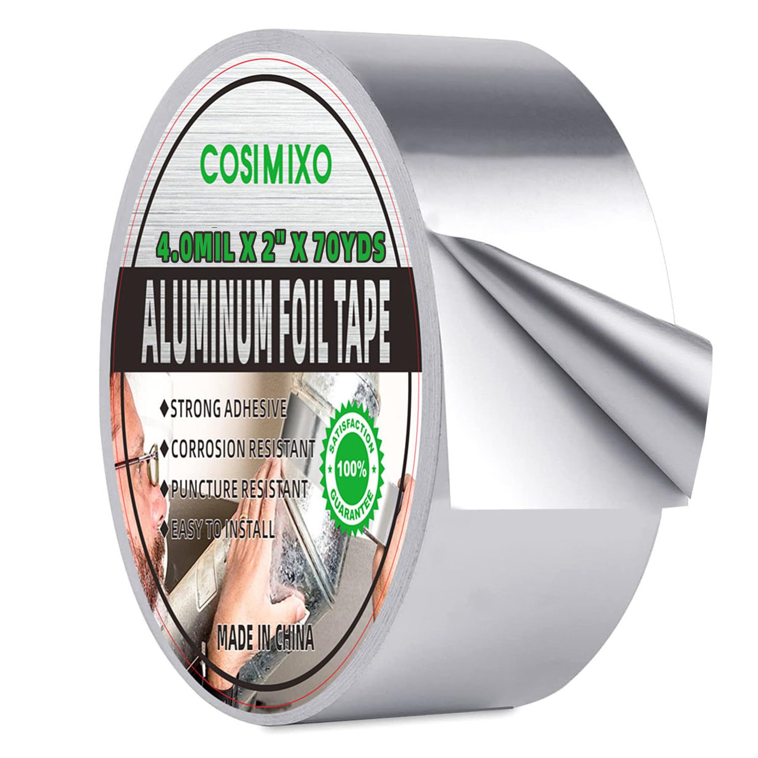 Durable Aluminum Foil Duct Tape for HVAC