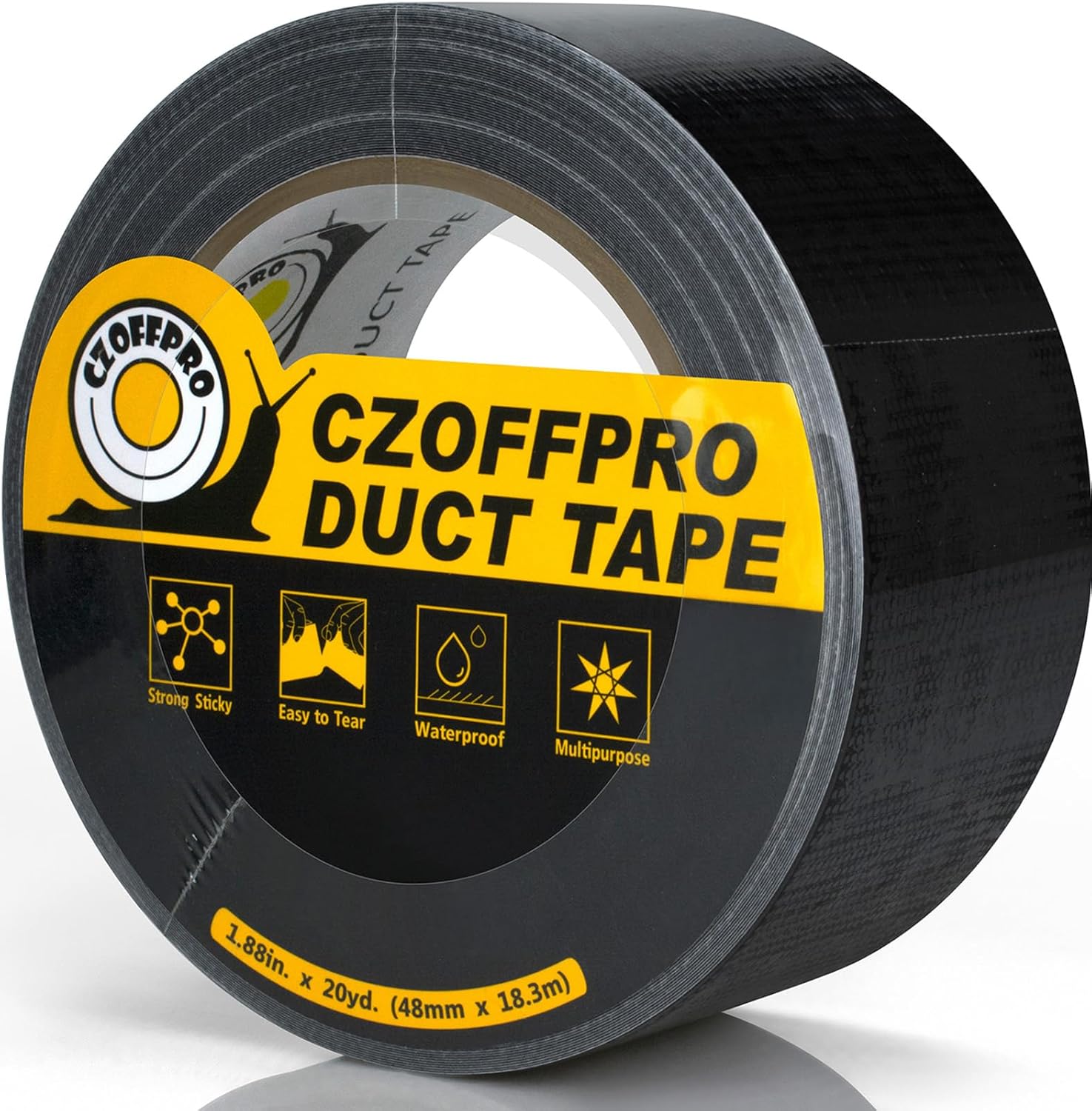 Heavy Duty Duct Tape 188 in x 20 Yard Black