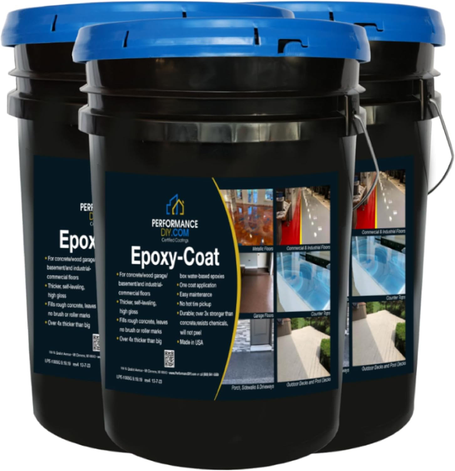 Epoxy-Coat PerformanceDIY Good Kit 15 Gallon Gray Base Floor Coating