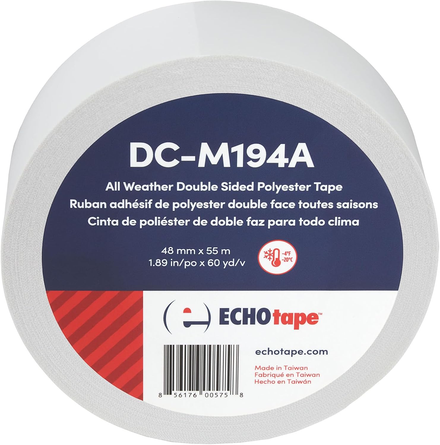 ECHOtape DC-M194A Double-Sided polyester tape Cold Weather Performance