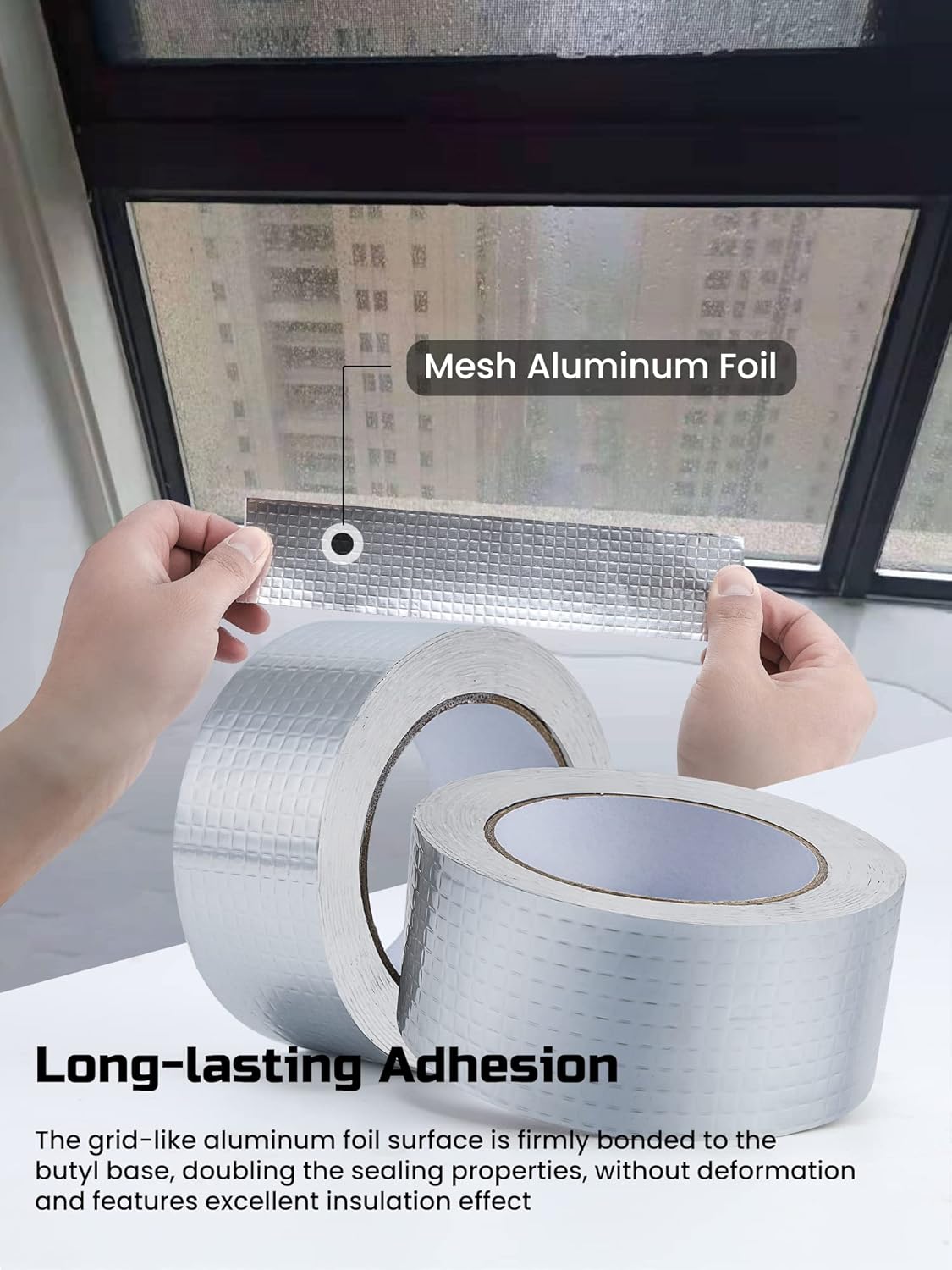 Lichamp Aluminum Butyl Tape Waterproof and Durable forRVs and Outdoors