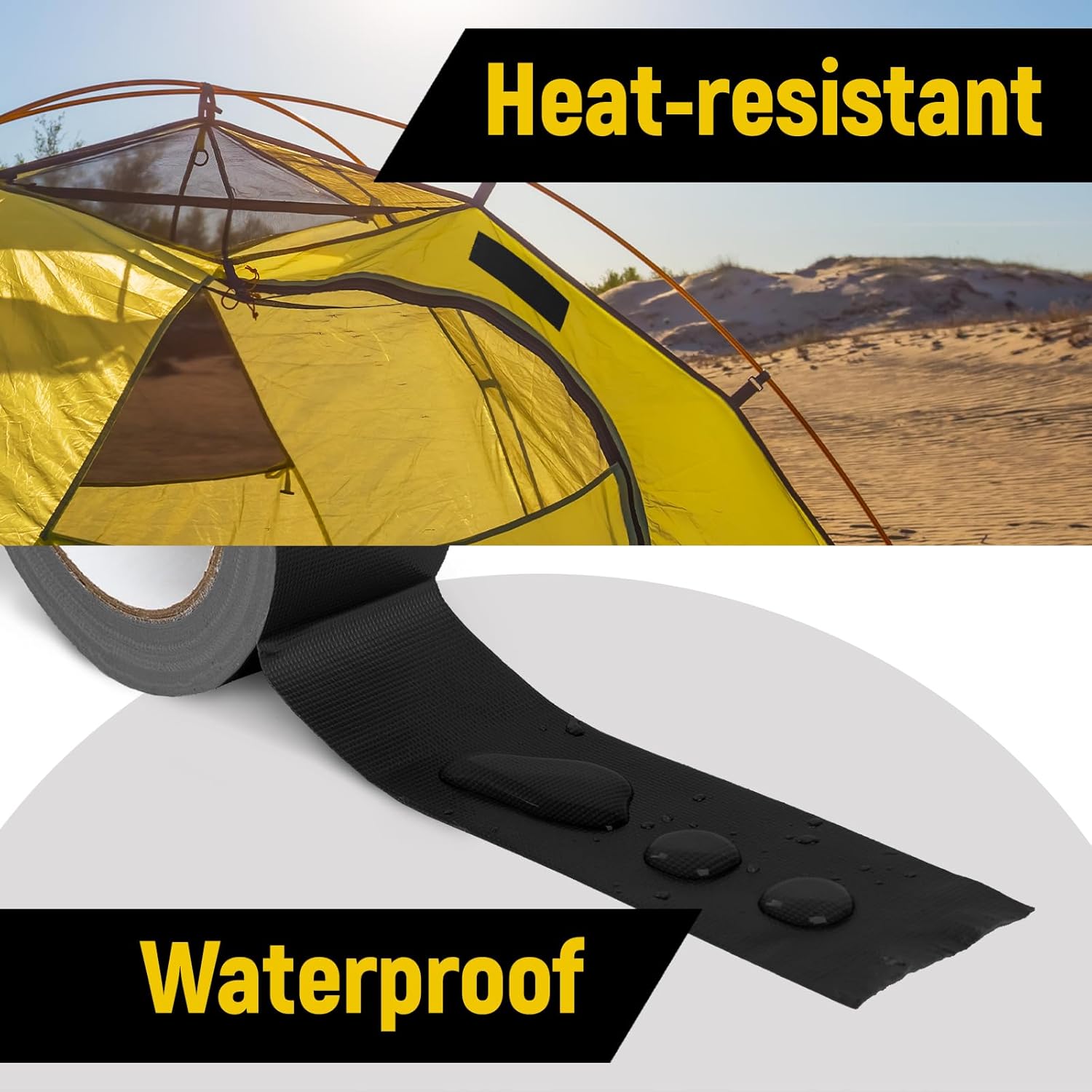 Durable Black Duct Tape for Heavy-duty Uses