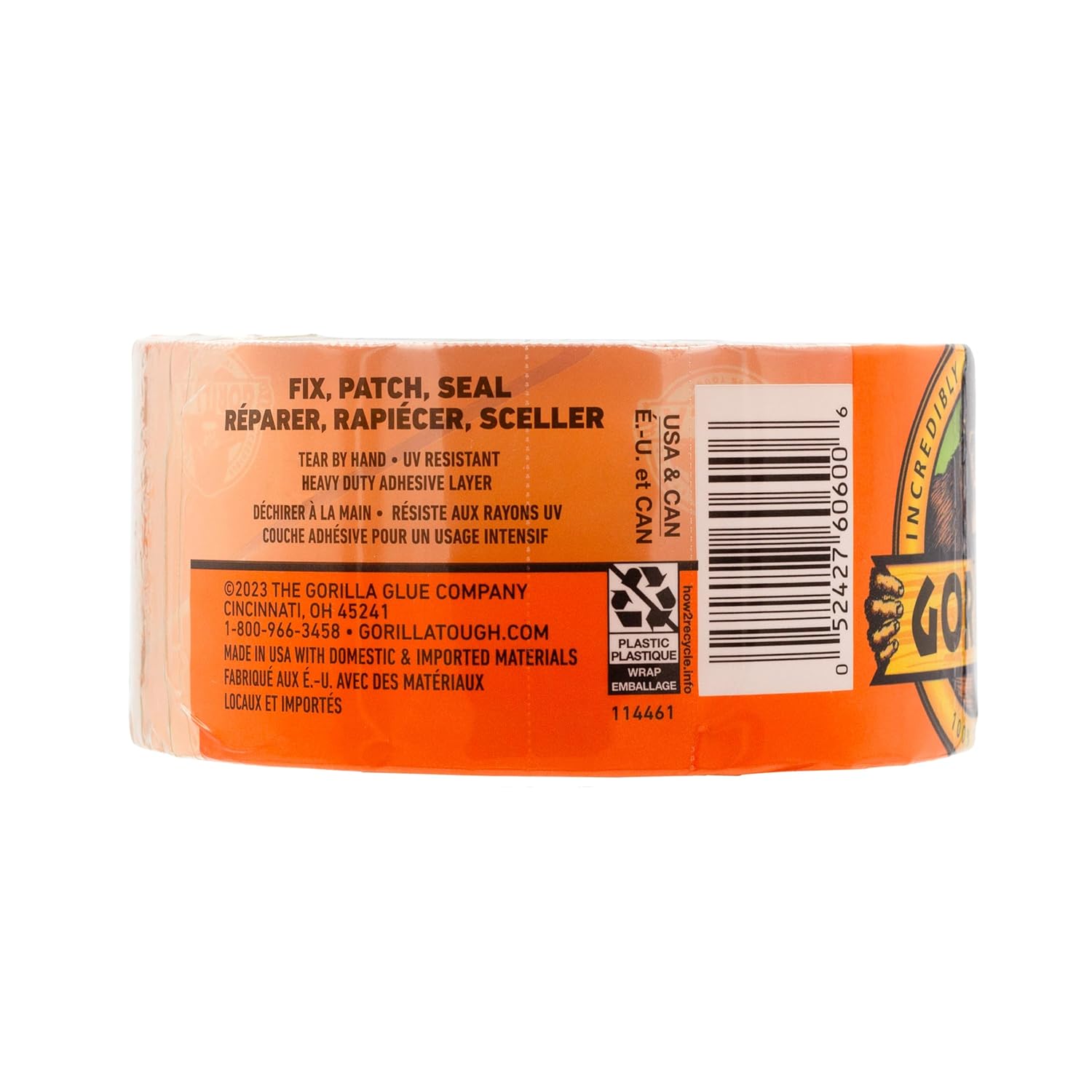 Gorilla Crystal Clear Duct Tape