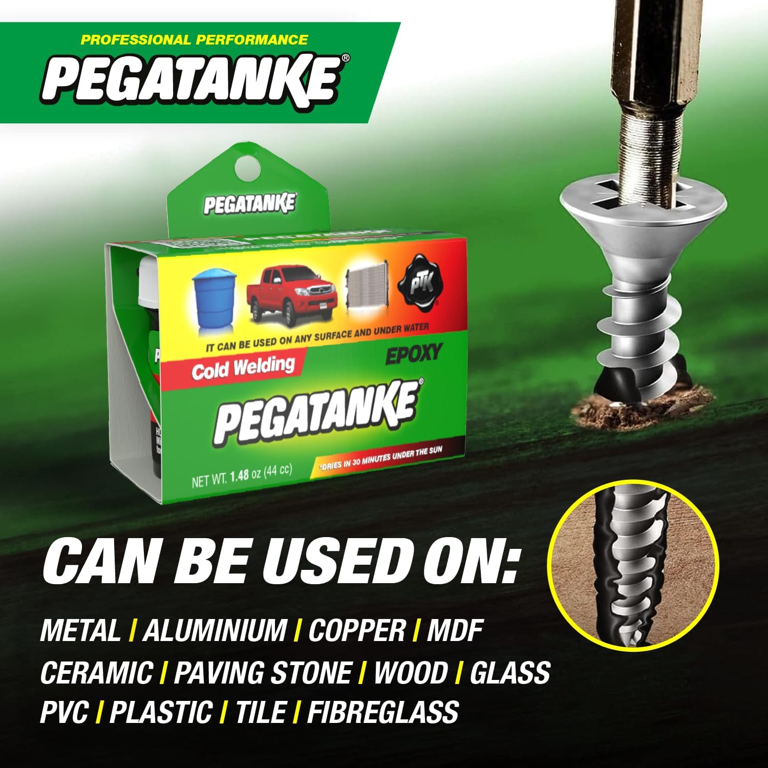 High-Strength Epoxy Glue for Fuel Tanks