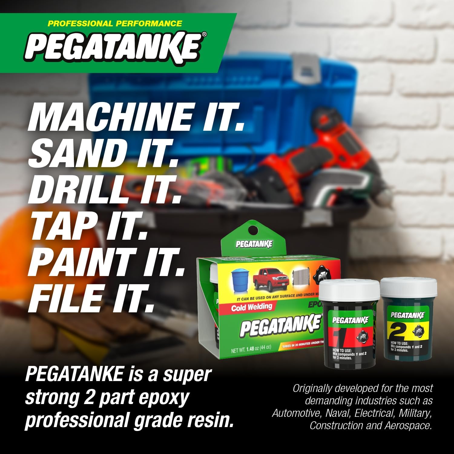 High-Strength Epoxy Glue for Fuel Tanks