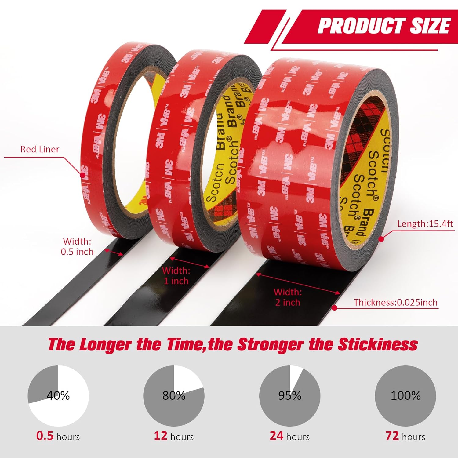 Premium 3M Mounting Tape - Adhesive - 100003
