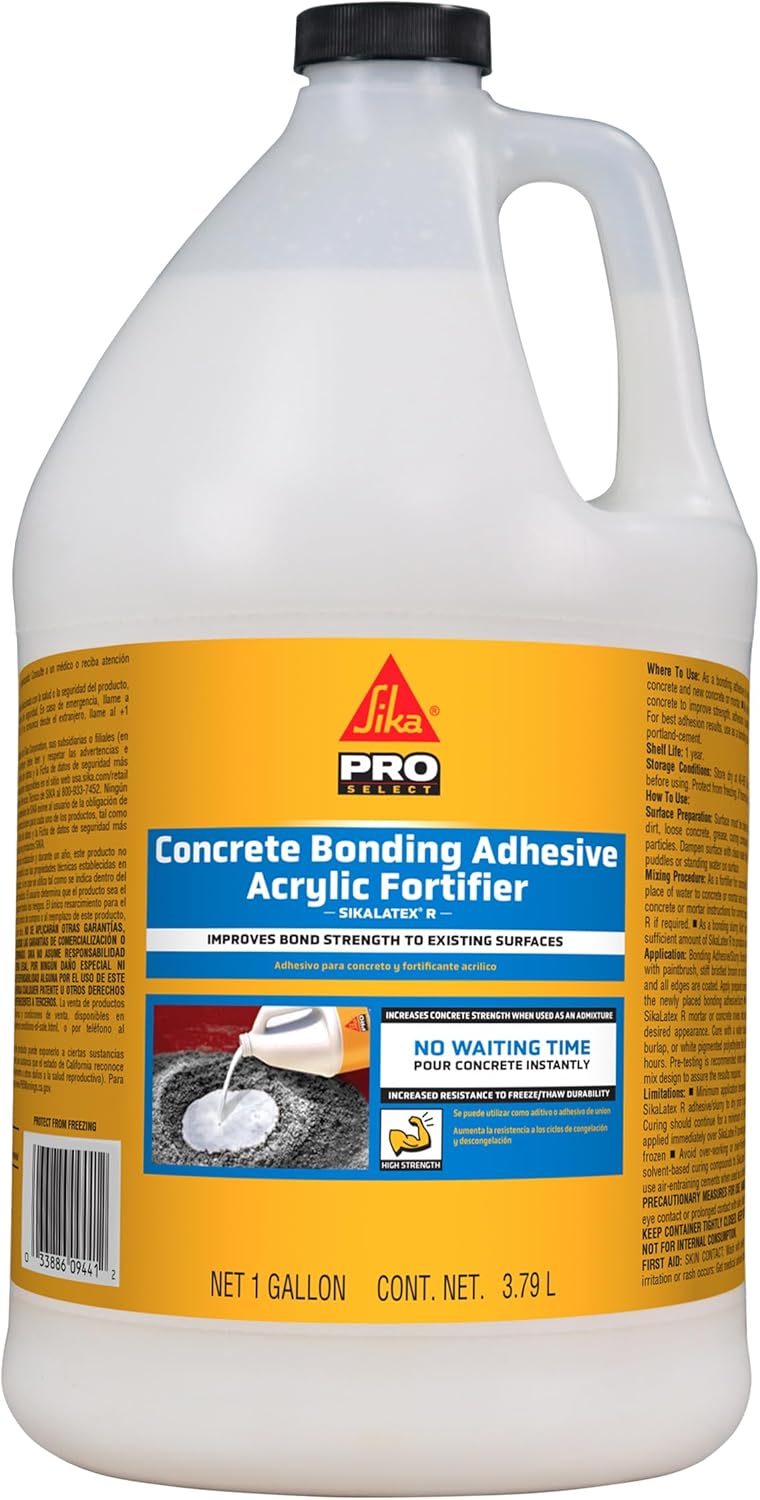 Sika Latex R - Concrete Adhesive Glue - Strengthens Bonds and Climbs High