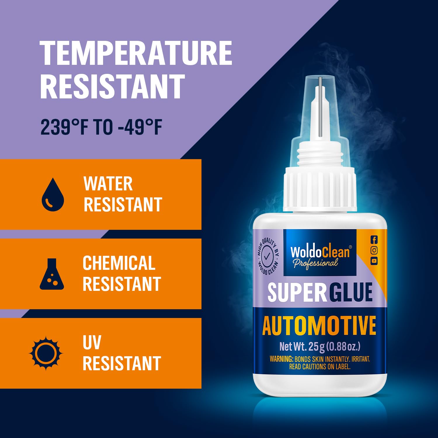 WoldoClean Super Strong Car Glue
