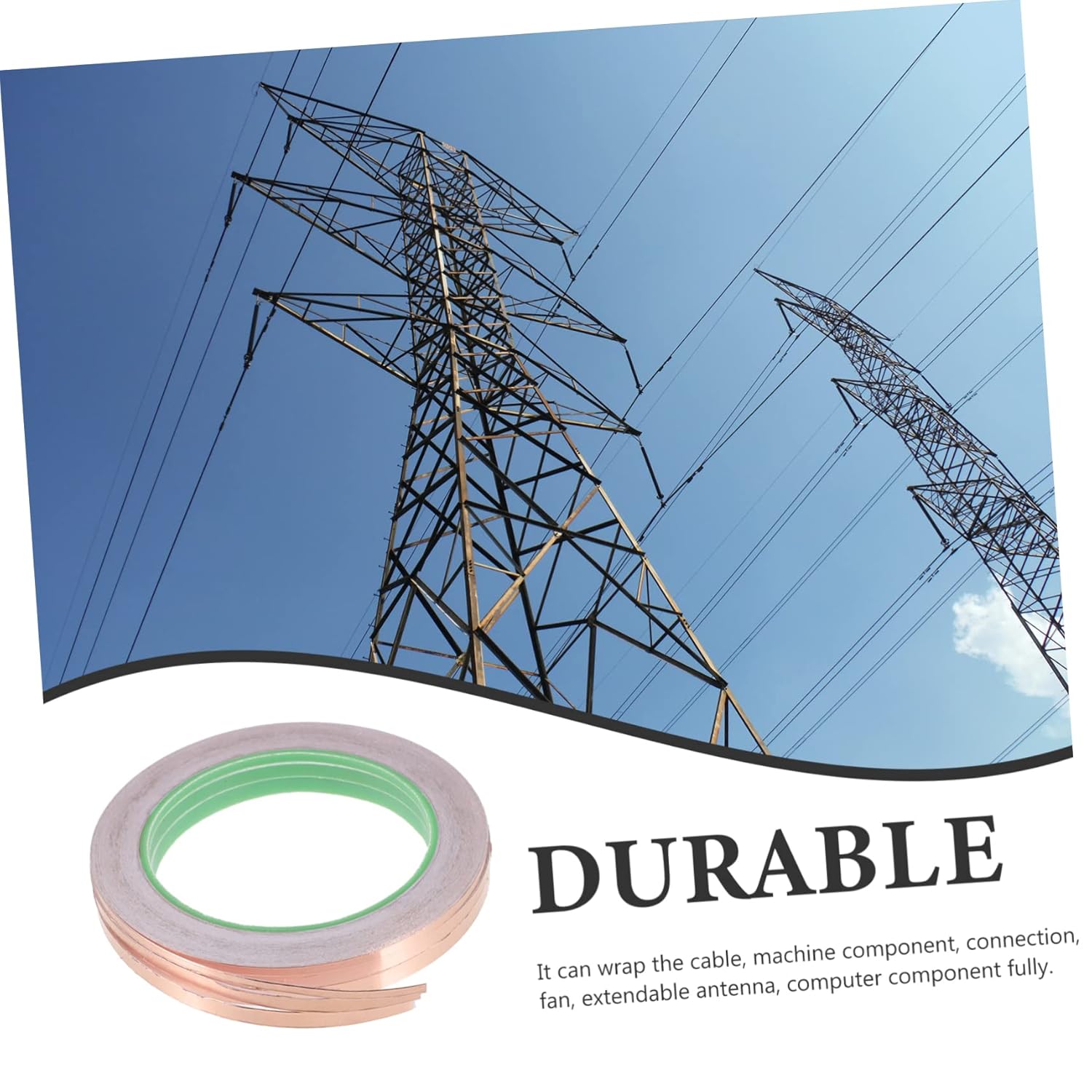 Professional Copper Foil Tape for Guitar Electronics Shielding and Protection