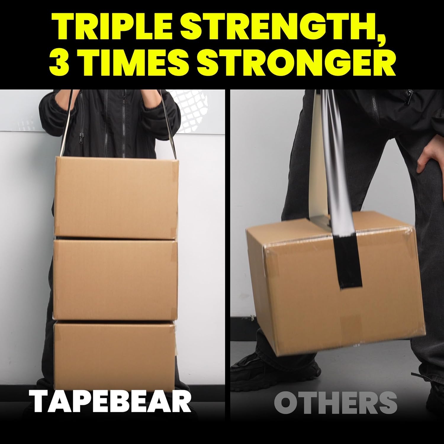 TAPEBEAR Duct Tape Heavy-Duty 165mil UV-Resistant and Waterproof Easy to Use