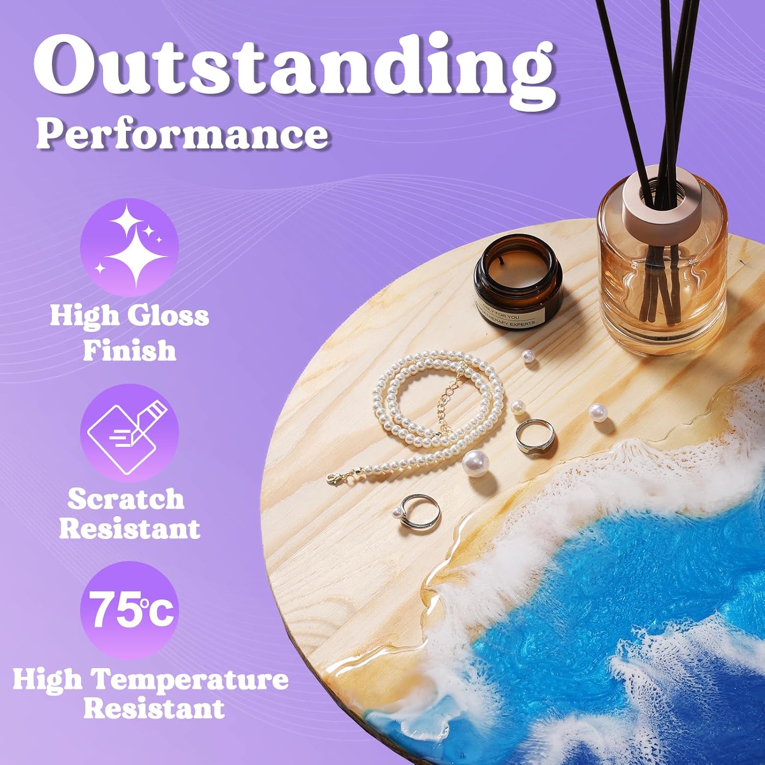 Perfect Crystal Clear Epoxy Resin Kit for Crafters and Entrepreneurs