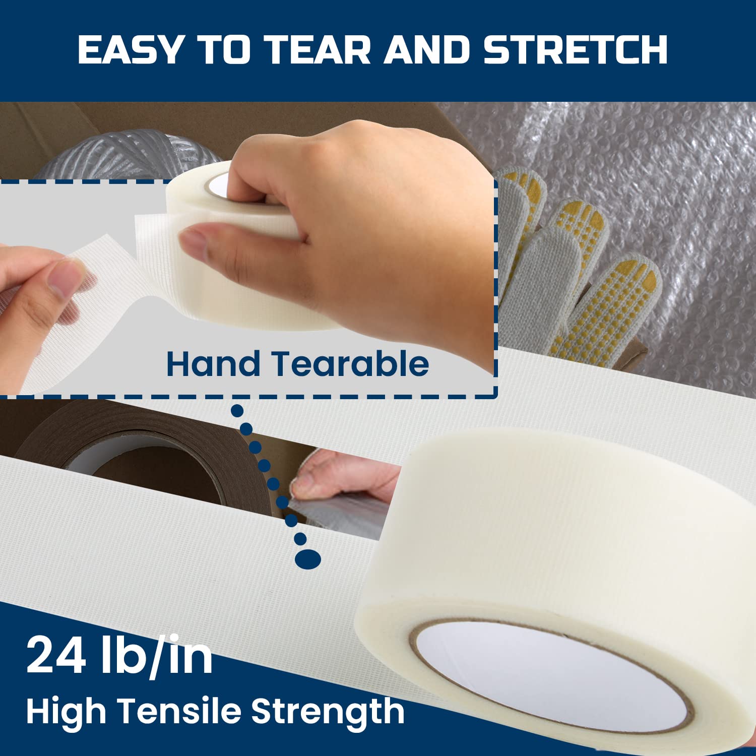 Durable 2-Inch Duct Tape Waterproof Easy to Use