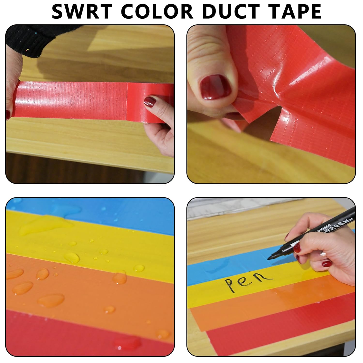 SWRT 15-Yards 2-Inch Rainbow Duct Tape