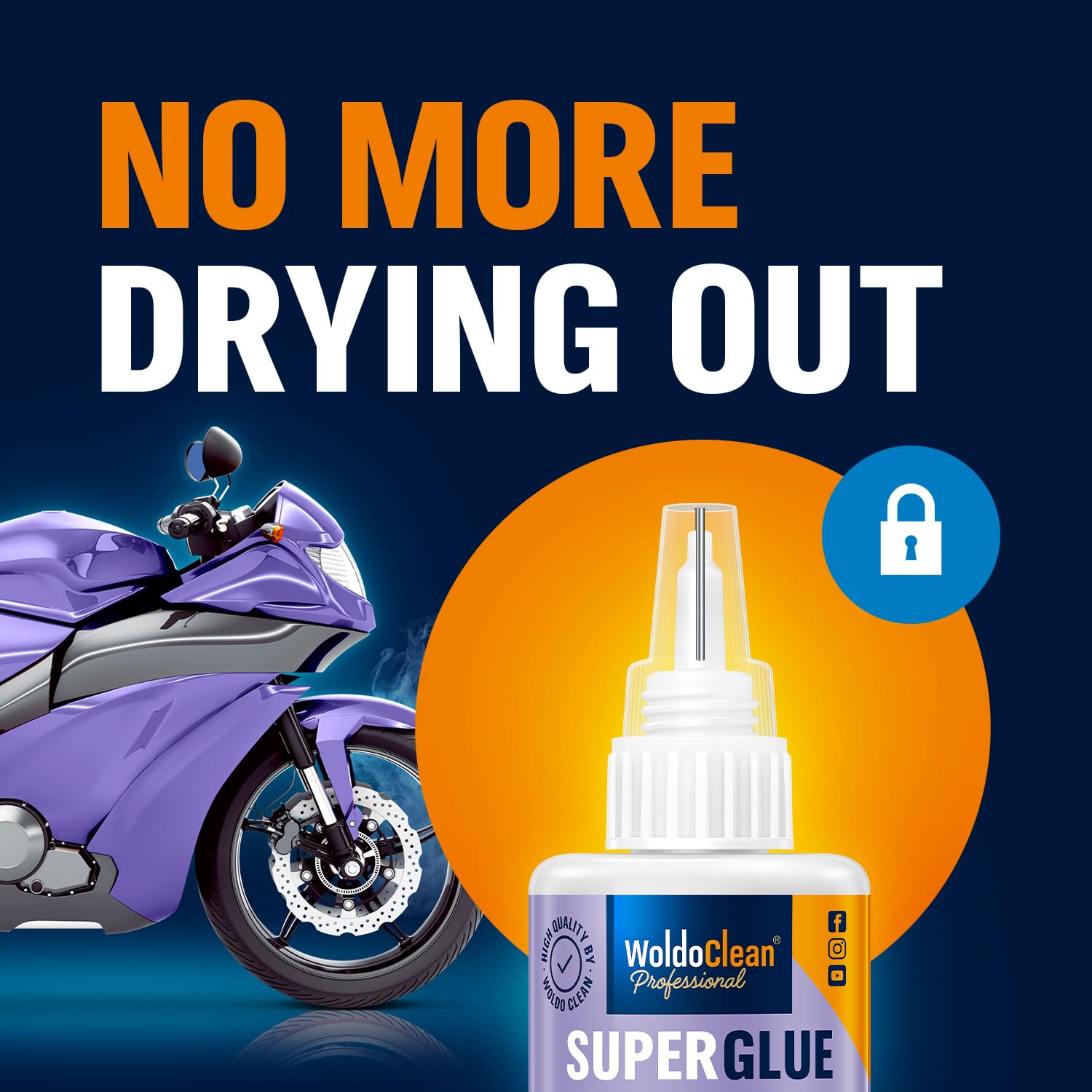 WoldoClean Super Strong Car Glue