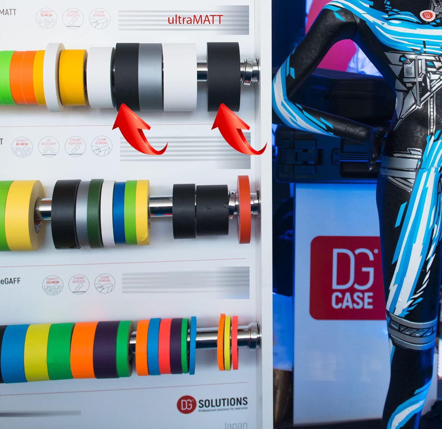 DGTAPE 2in X 60ya - Black UltraMATT Gaffer Tape