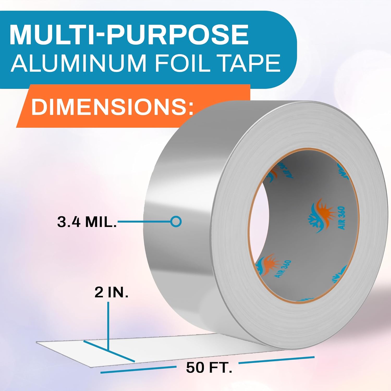 Air 360 Aluminum Duct Tape for Heat Weather