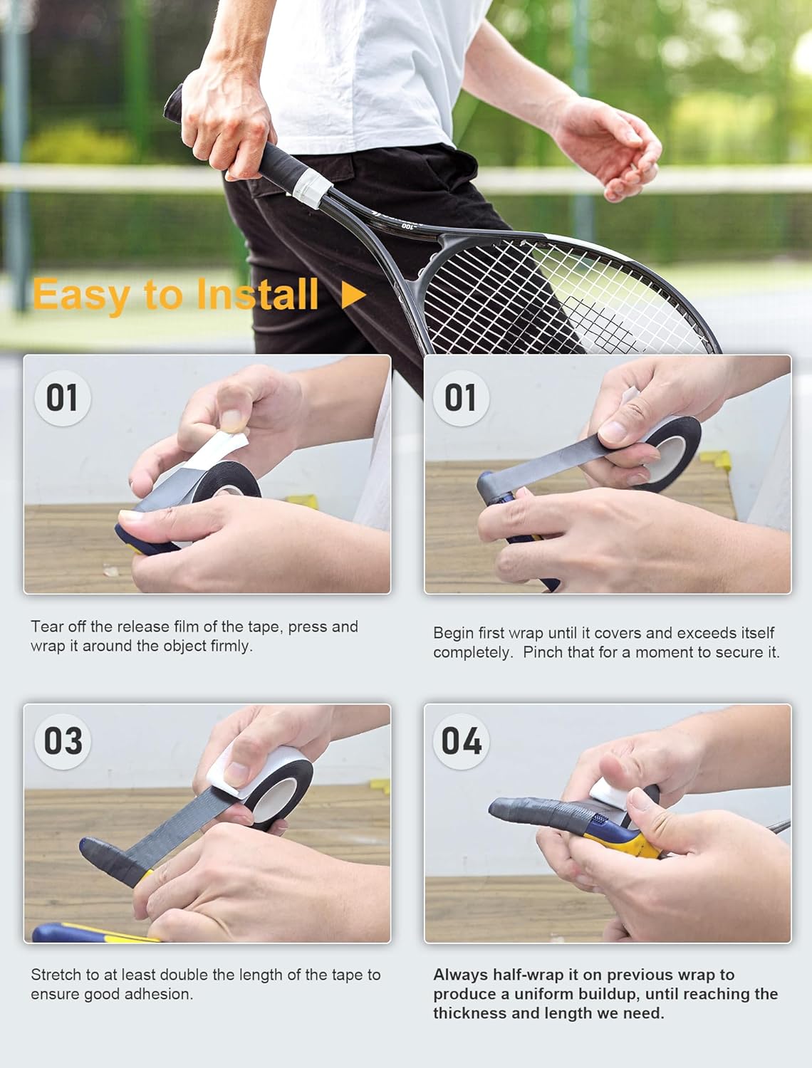 EVOULTES Self-Fusing Silicone Grip Tape