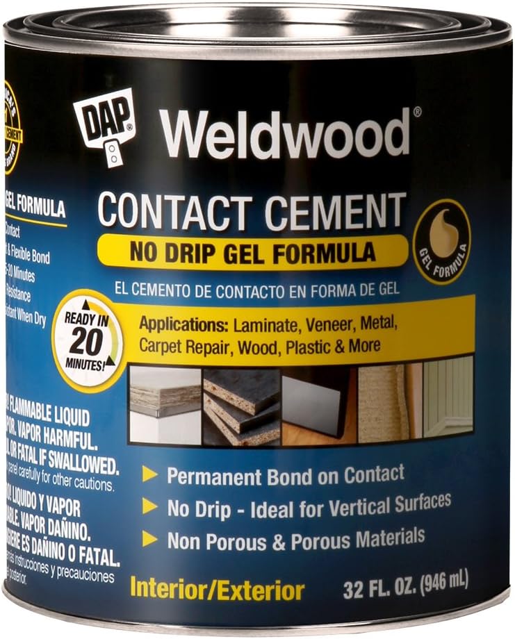 Quick-Drying Gel for Caut-Using DAP Contact Cement