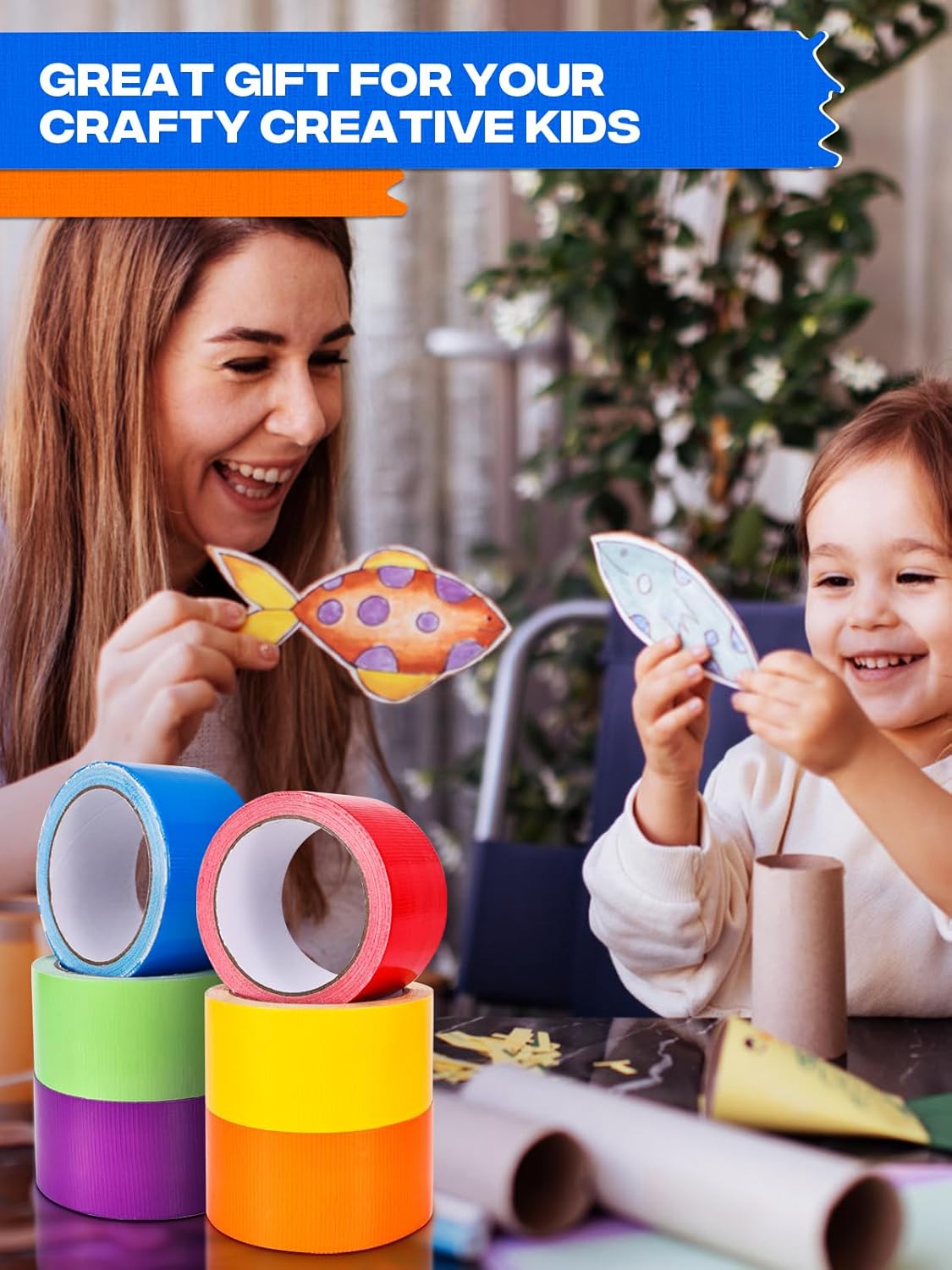 Colored Duct Tape Easy-Wearable