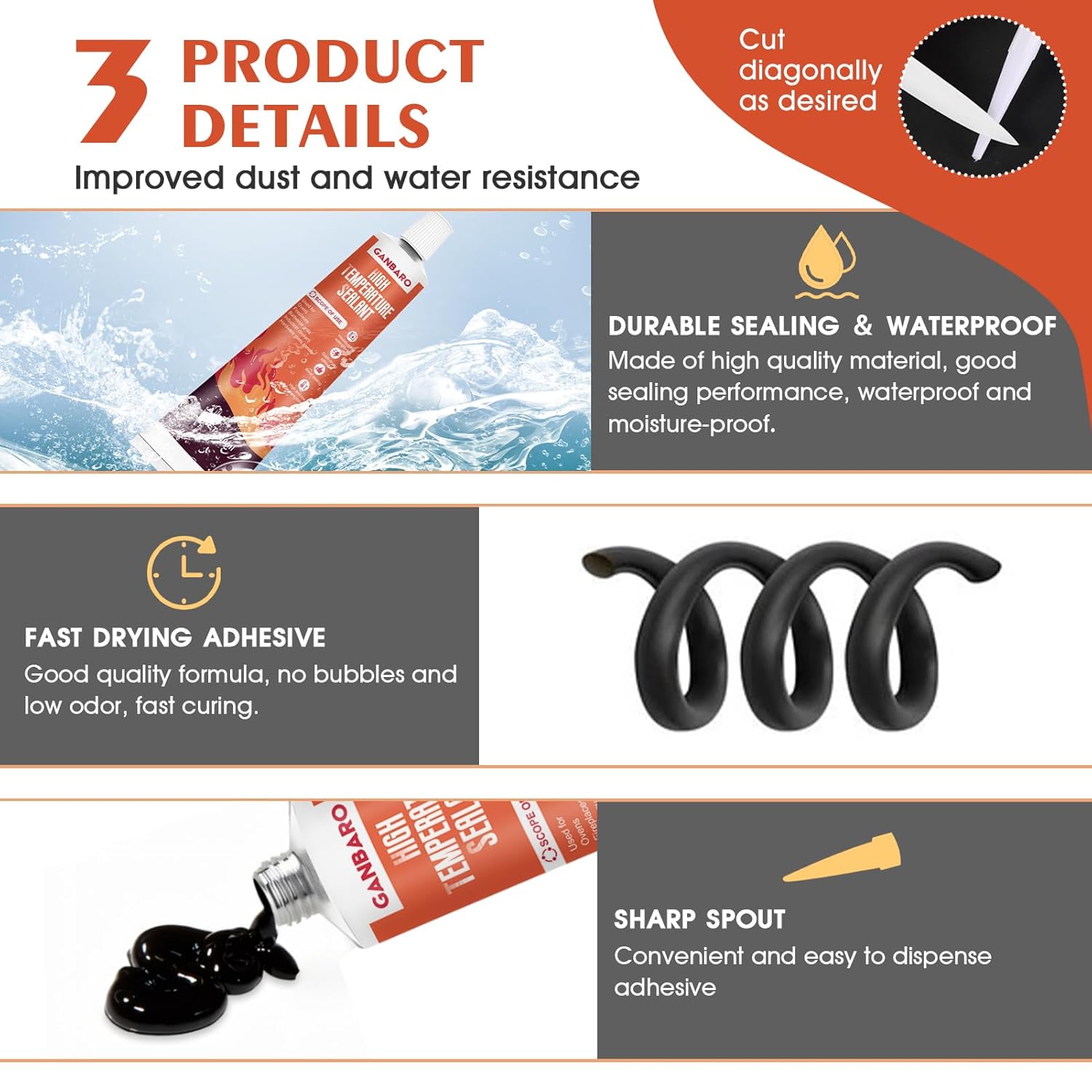 Safe High-Temperature Silicone Adhesive for Cooking More