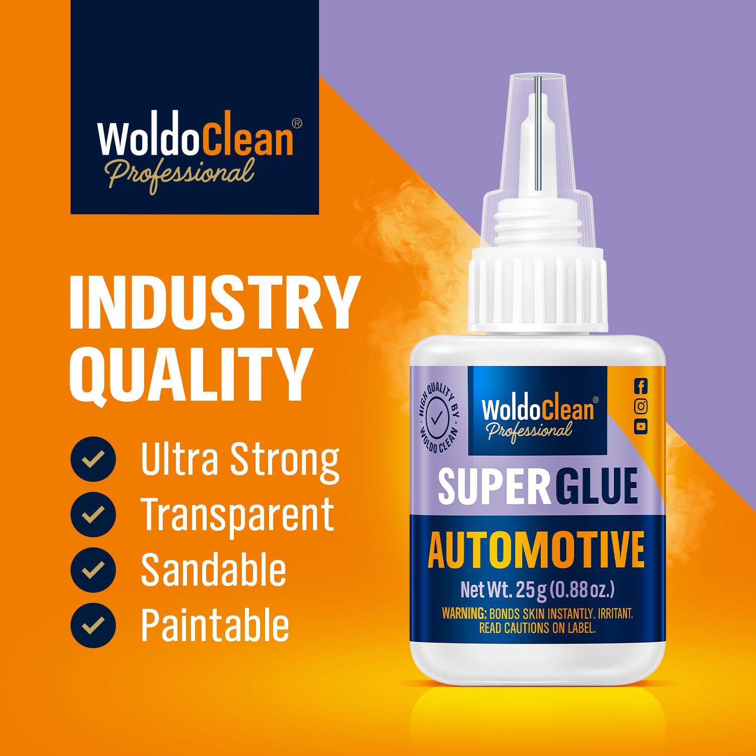 WoldoClean Super Strong Car Glue