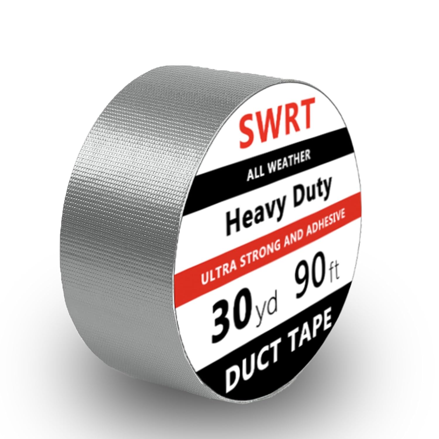 SWRT Silver Duct Tape - 2 Inch Heavy Duty Waterproof No Residue