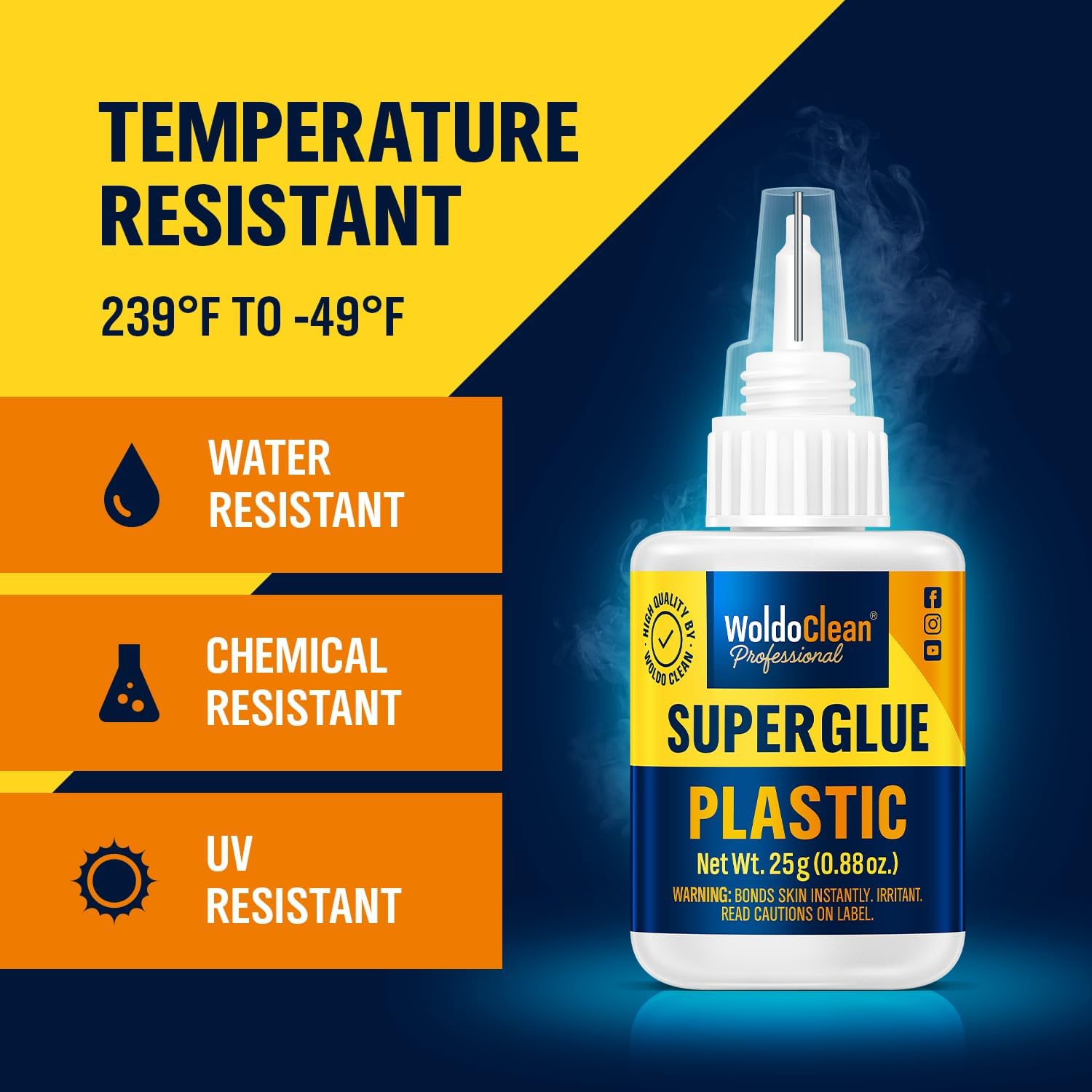 Instant Bond - Super Glue for Plastic 25g