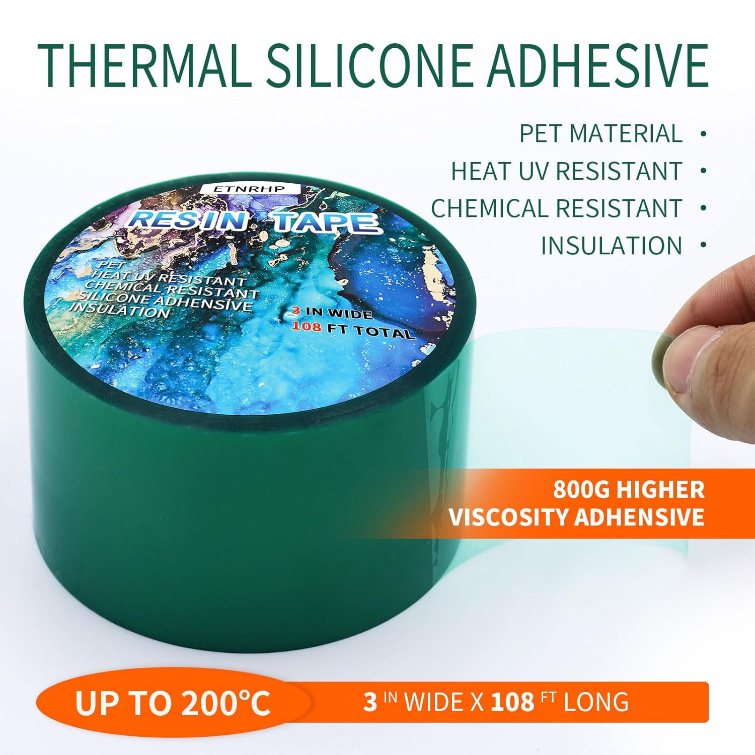 High-Temperature Epoxy Resin Tape with UV Resistance