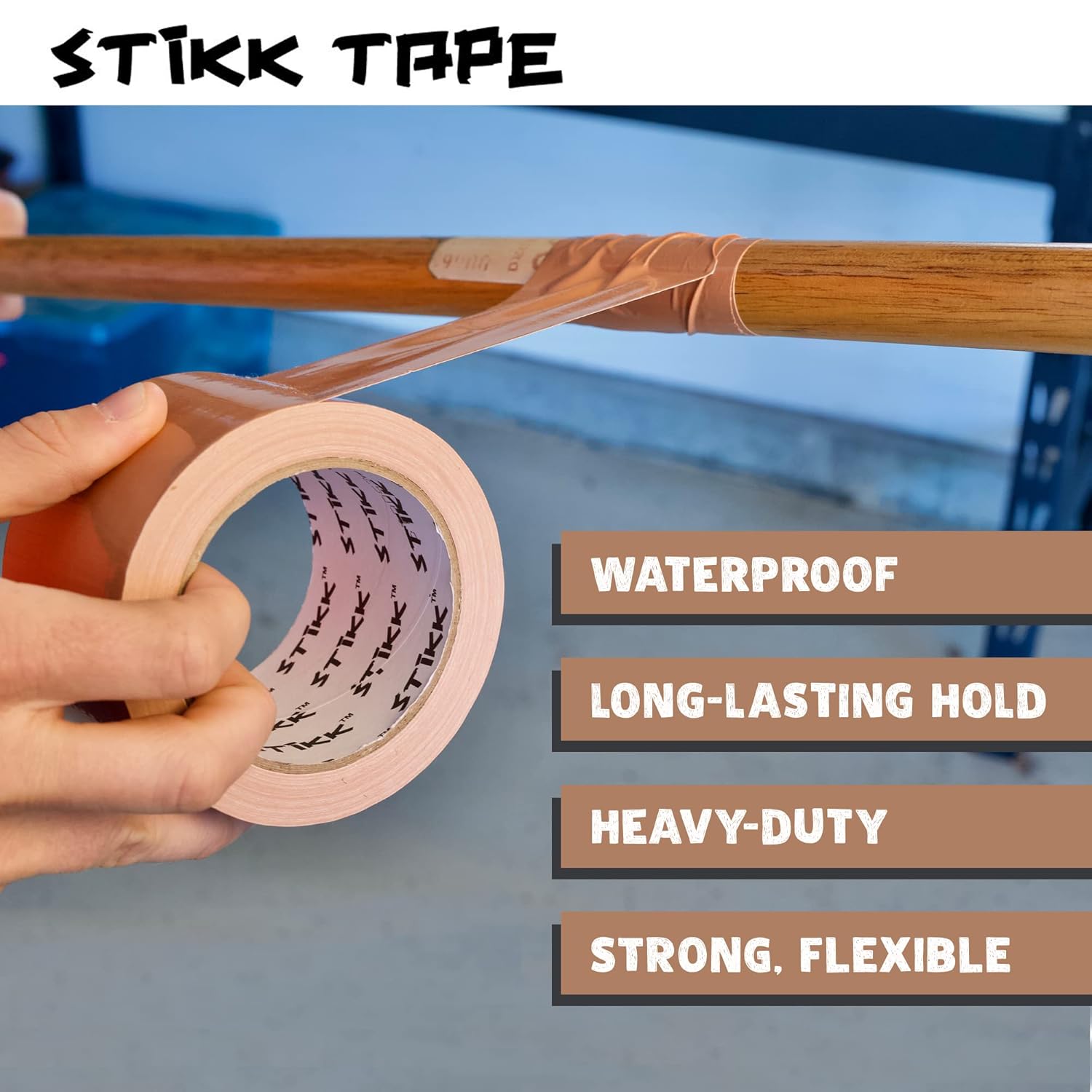 STIKK Duct Tape Heavy-Duty Repair Solution for Small Projects